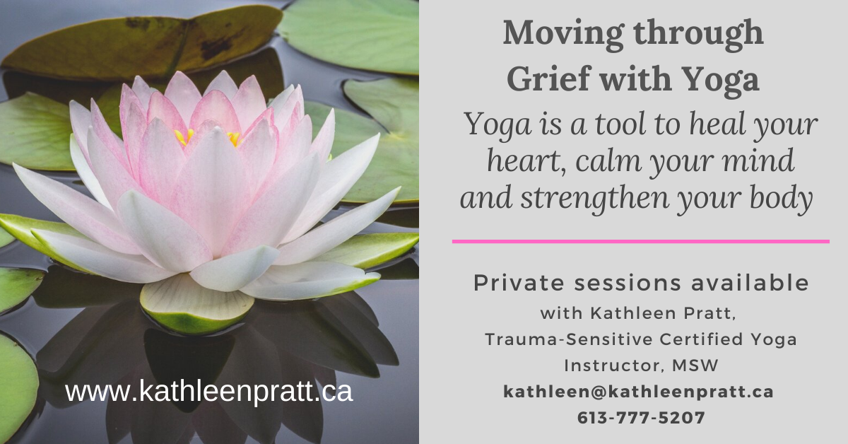 Moving through Grief with Yoga classes 2019