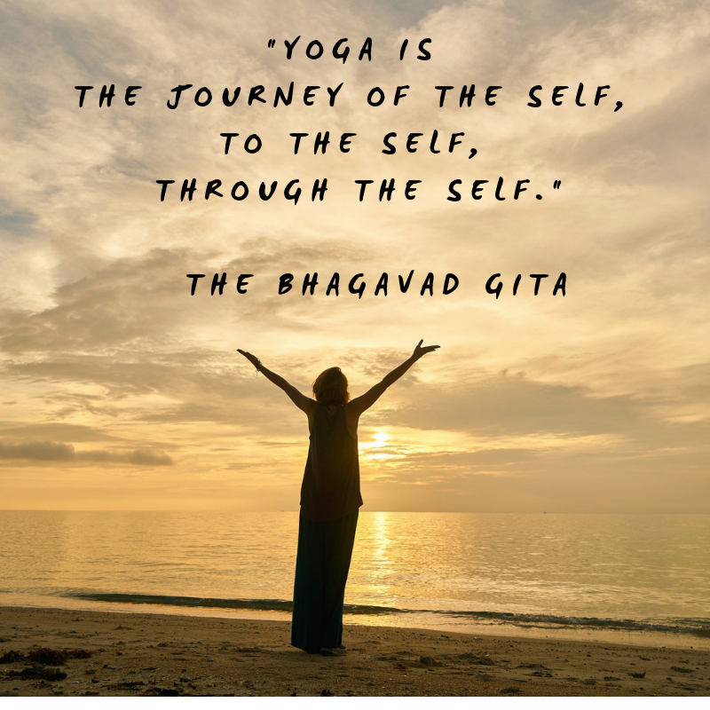  Yoga is the Journey of the self to the self through the self png