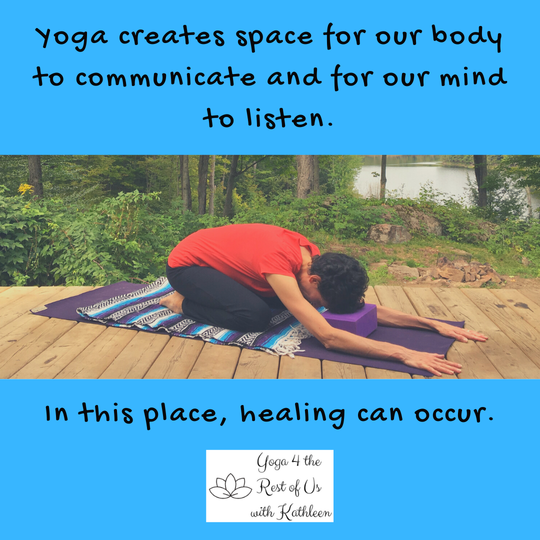 Yoga creates space 1