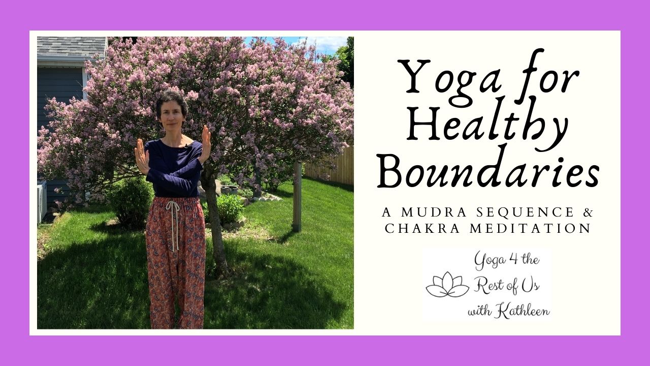 Yoga for Healthy Boundaries YouTube Thumbnail